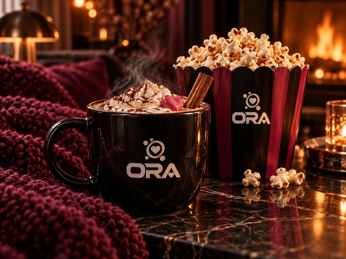La chaleur de l’univers ORA, chocolat chaud et popcorn